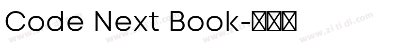 Code Next Book字体转换